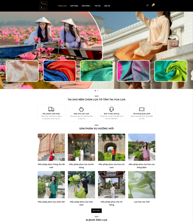 Thời trang Vua lụa